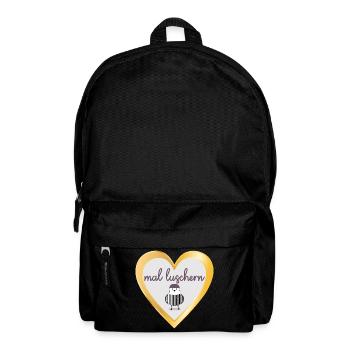 NORDDEUTSCH NEUGIER MÖWE - Rucksack - Schwarz - Vorne