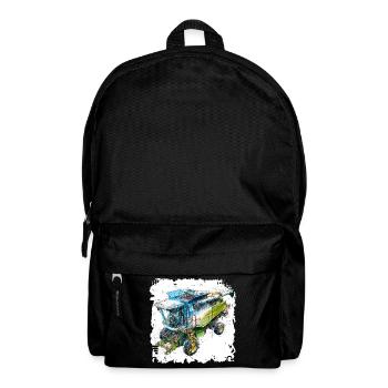 Batteuse à plans colorés, conception CAO - Sac à dos - noir - Devant