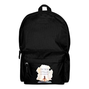 In Silence at Home Yoga Design - Backpack - black - Front