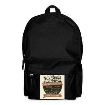 I could lose weight – but that would be unfair - Backpack - black - Front