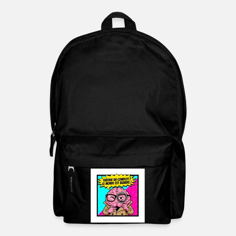 Conspiracy theory weird world - Backpack - black