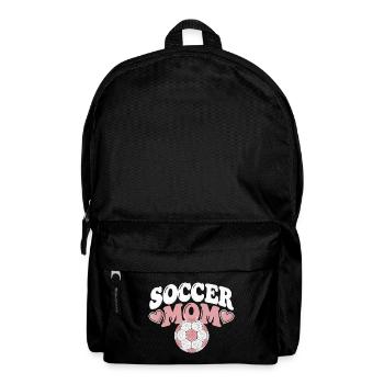 Fußball Vintage Mama Spieltag Geschenk - Rucksack - Schwarz - Vorne