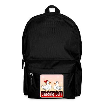 Frohe Weihnachten Weihnachtsgans - Rucksack - Schwarz - Vorne