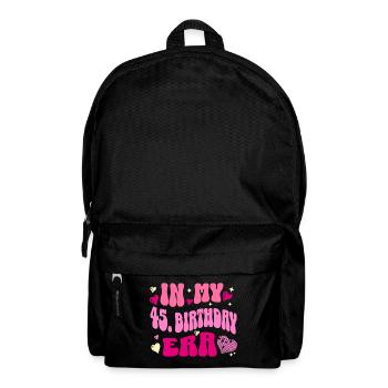 In my 45 birthday era - Backpack - black - Front
