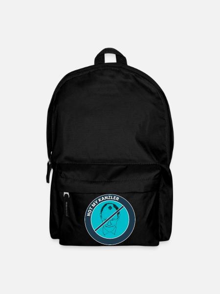 Not My Chancellor – Political Satire - Backpack - black