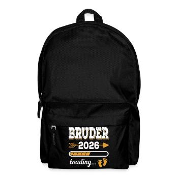 Brother 2026 Chargement du cadeau pour les futurs frères et sœurs - Sac à dos - noir - Devant