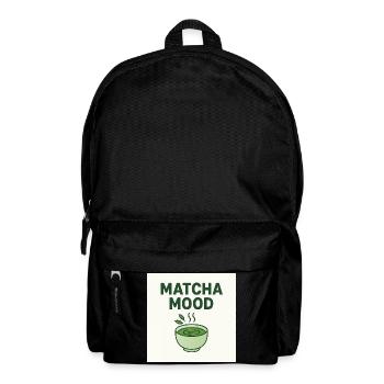 Matcha Mood  - Rucksack - Schwarz - Vorne