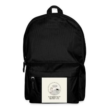 Noch 5 Minuten, wenn Sie aufwachen - Rucksack - Schwarz - Vorne
