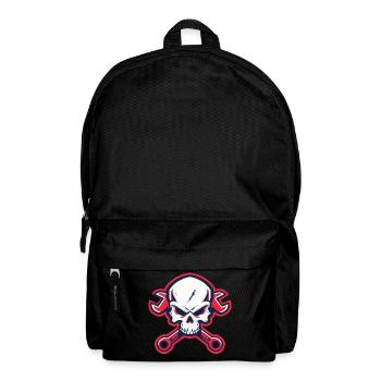 Skull & Wrenches – Pour de vraies mécaniques - Sac à dos - noir - Devant