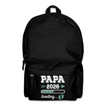 Dad 2026 Loading Father-to-be Gift Idea - Backpack - black - Front