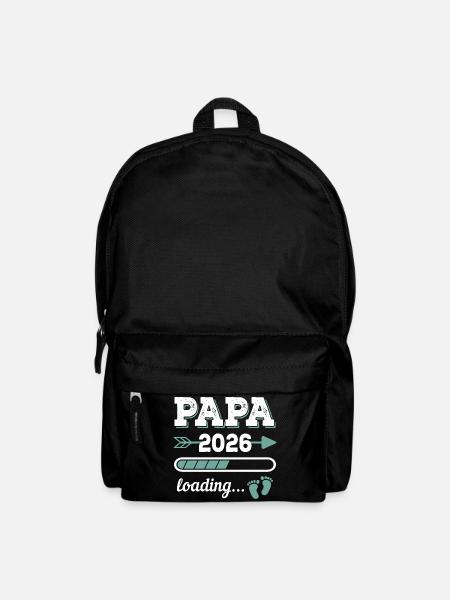 Papa 2026 Loading Werdender Vater Geschenkidee - Rucksack - Schwarz