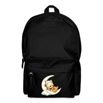 ours en peluche endormi - Sac à dos - noir - Devant