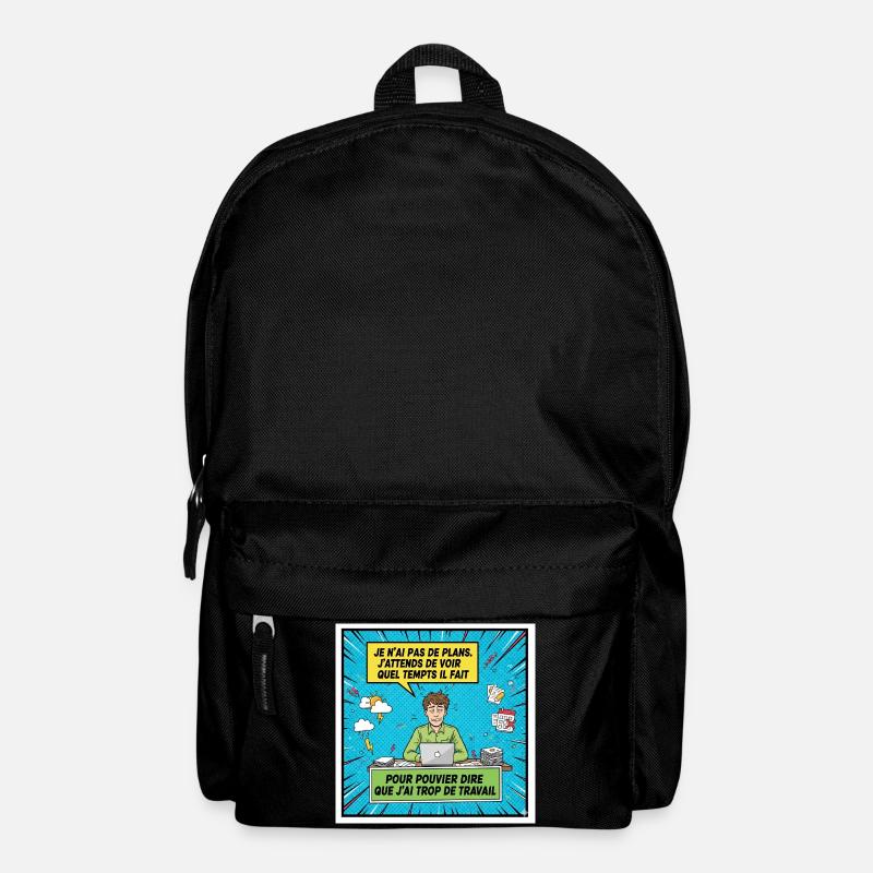 Prokrastination und Überarbeitung BD - Rucksack - Schwarz