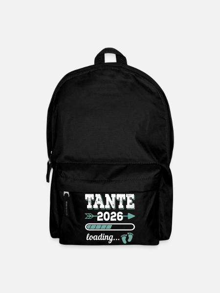 Tante 2026 Loading Werdende Tante Geschenkidee - Rucksack - Schwarz