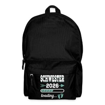 Soeur 2026 Chargement des futurs frères et sœurs - Sac à dos - noir - Devant