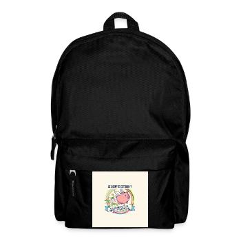 The count is good winged pig - Backpack - black - Front