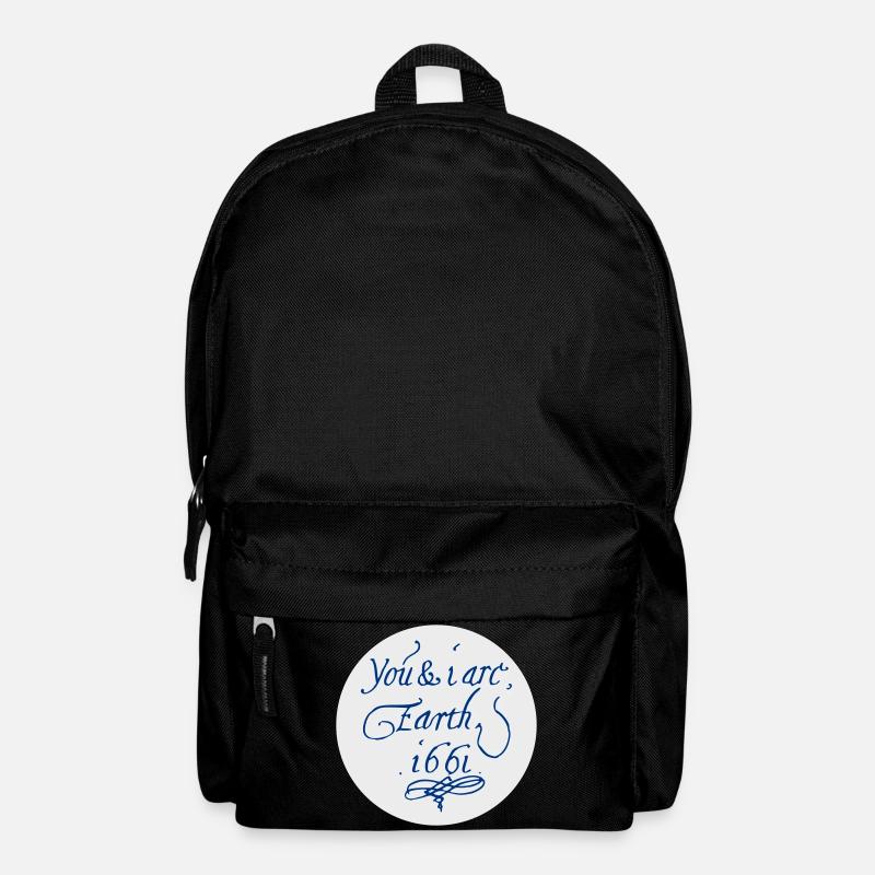 Du und ich sind Erde 1661 - Rucksack - Schwarz