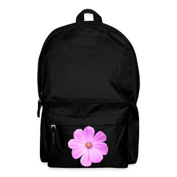 Blume - Rucksack - Schwarz - Vorne
