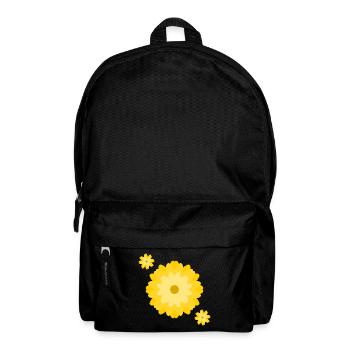 Sunny Daisy Burst - Rucksack - Schwarz - Vorne