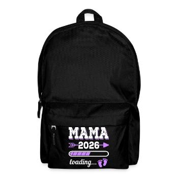 Maman 2026 Loading Idée cadeau de grossesse - Sac à dos - noir - Devant