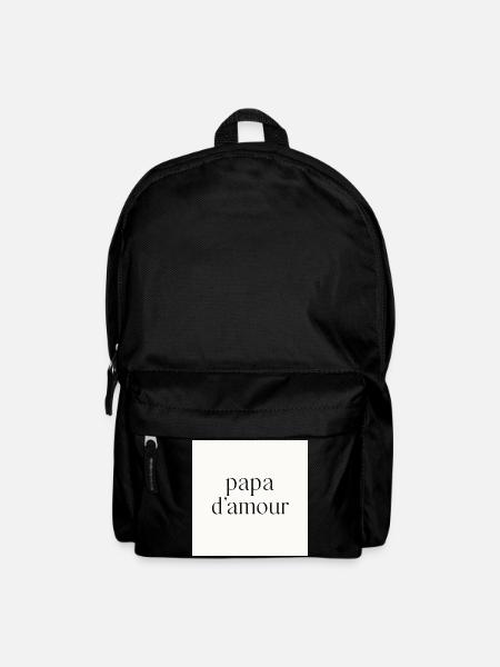 Papa der Liebe - Rucksack - Schwarz