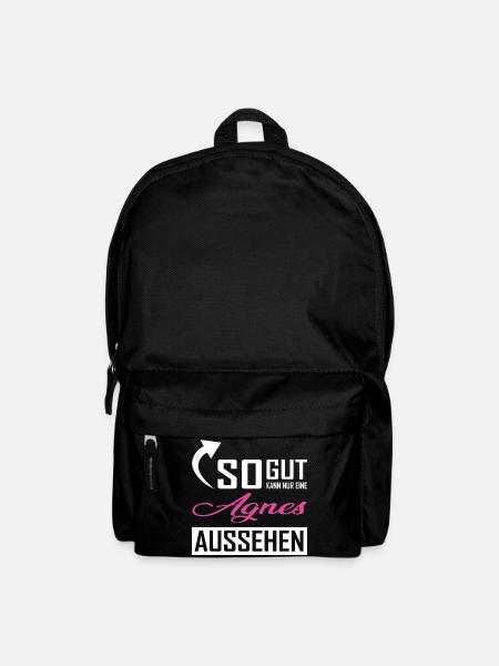 Seule une Agnès peut être aussi belle - Sac à dos - noir