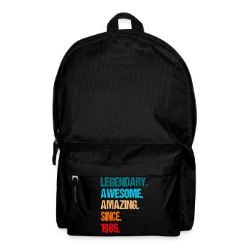 40e anniversaire 1986 - Sac à dos - noir - Devant