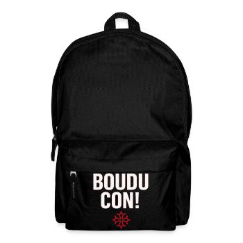 Damn idiot! - Backpack - black - Front