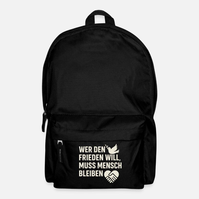 Peace & Humanity - Backpack - black