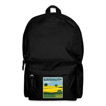 Bjärehalvön Schwedische Landschaft - Rucksack - Schwarz - Vorne