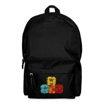 WASD Gaming Gamer Süß Niedlich Geschenk - Rucksack - Schwarz - Vorne