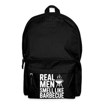 Les vrais hommes sentent le barbecue - Sac à dos - noir - Devant