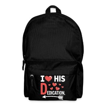 J’aime son dévouement, son partenaire d’amour drôle Spruc - Sac à dos - noir - Devant