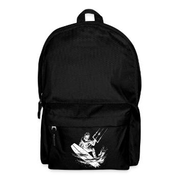 Kite surfing, seawater, wind, riding fun - Backpack - black - Front