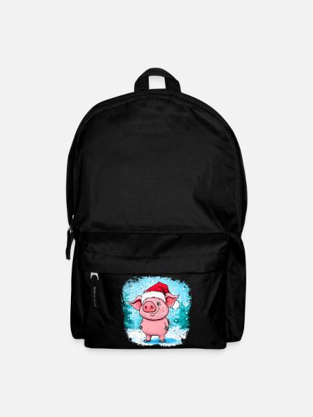 Piggy Christmas - Backpack - black