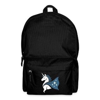 Strong Star Unicorn, Noble Superheroine - Backpack - black - Front