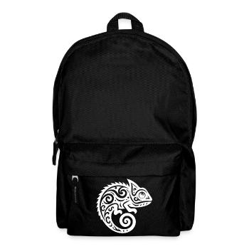 Cute Chameleon Tattoo Disguise - Backpack - black - Front