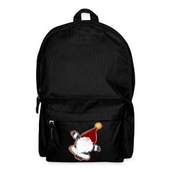 BiscuitSanta in a gingerbread frame - Backpack - black - Front