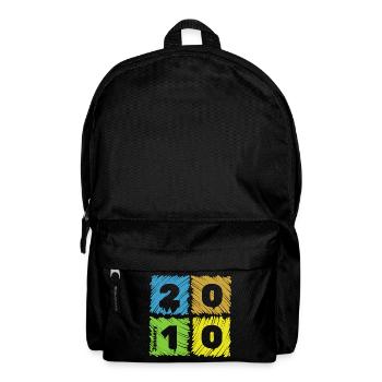 16. Geburtstag Farbige Patches since 01/2010 - Backpack - black - Front