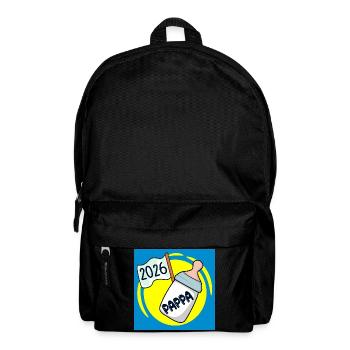 Familie Papa 2026 - Rucksack - Schwarz - Vorne