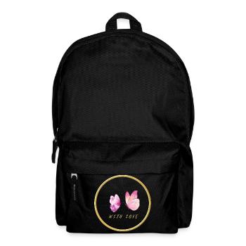 Papillons roses avec amour - avec amour - Sac à dos - noir - Devant