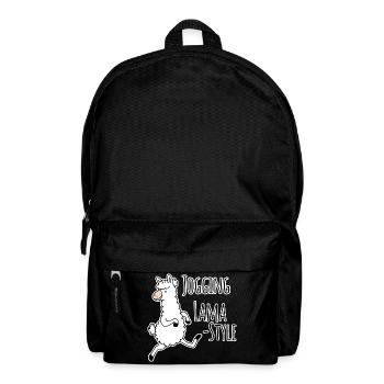 Jogging - Llama Style! Silly but fast! - Backpack - black - Front