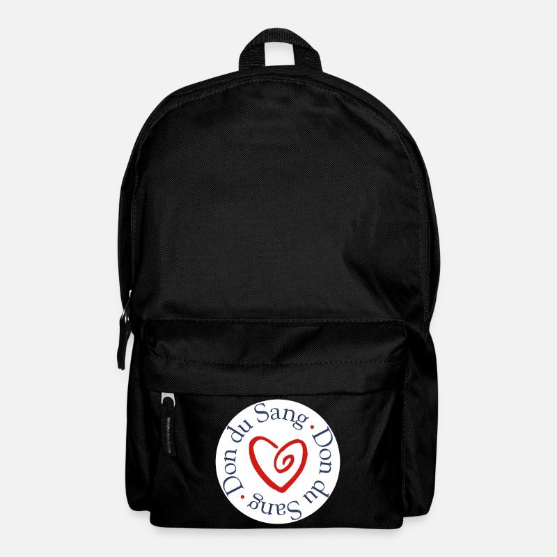 Blutspende, Herzsolidarität, - Rucksack - Schwarz