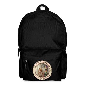 Fursona Timing Matters - Rucksack - Schwarz - Vorne