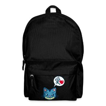 Kawaii Manga-Katze - Rucksack - Schwarz - Vorne