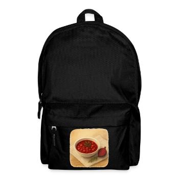 Beetroot soup - Backpack - black - Front