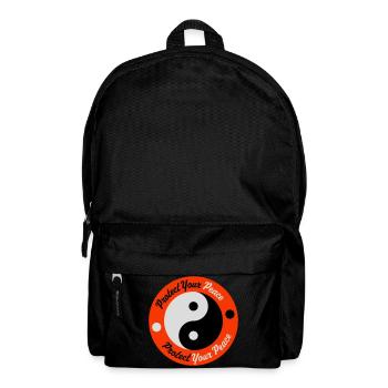 Protect Your Peace Mental Health Mindfulness - Backpack - black - Front