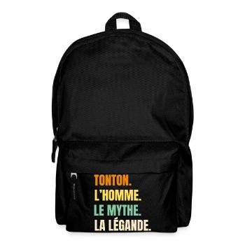 Custom Gift Tonton Man Legend Promoted Tonton 2026 - Backpack - black - Front