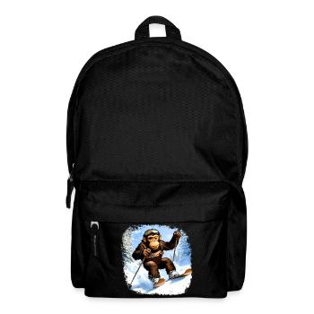 Singe Ski / Singe Skieur - Sac à dos - noir - Devant