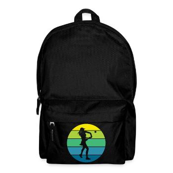 Tennis - Rucksack - Schwarz - Vorne